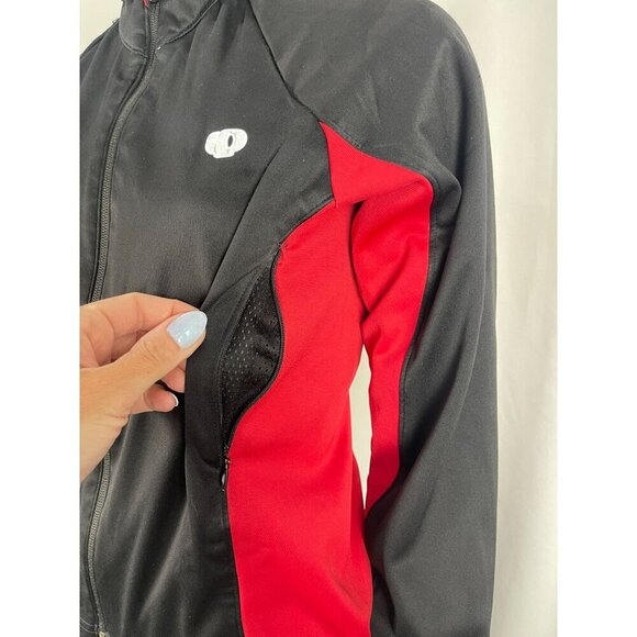 Pearl Izumi Womens Cycling Jacket Small Full Zip Fleece Lined Back Pockets Vents - Picture 3 of 15